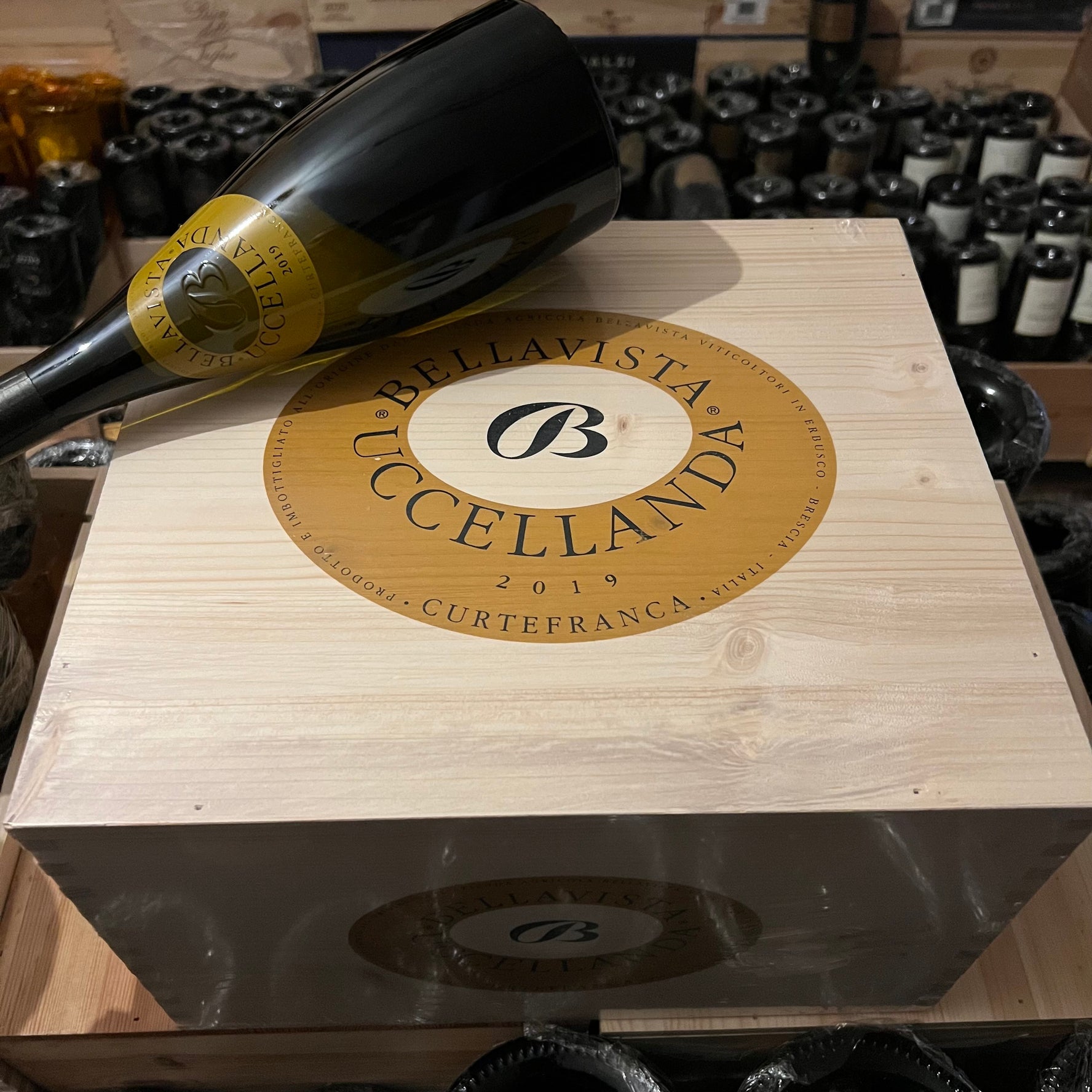 Bellavista Uccellanda 2019 Curtefranca Bianco DOC Cassa Legno 6 Bottiglie