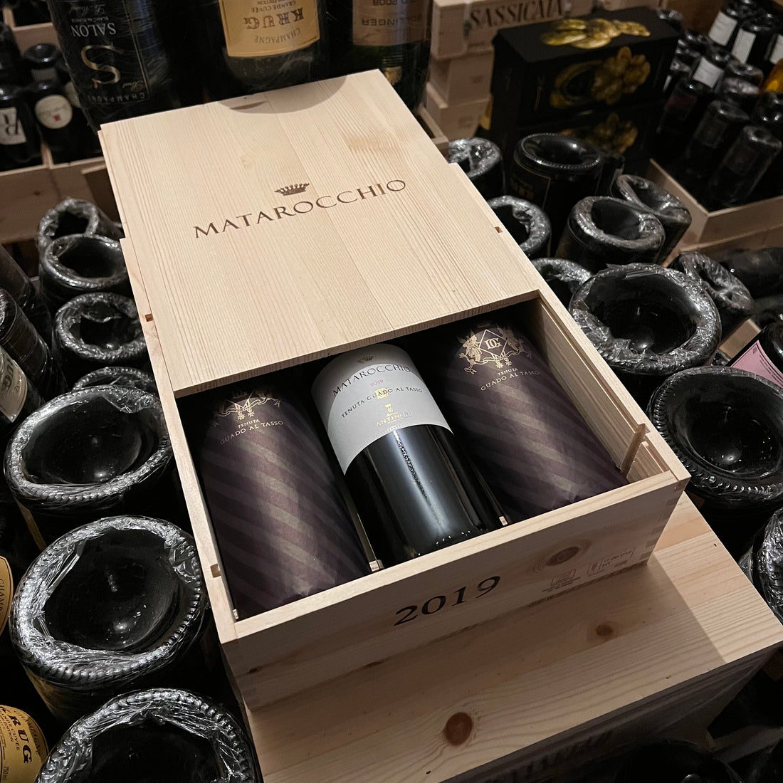 Matarocchio 2019 Tenuta Guado Al Tasso Marchesi Antinori - Cassa Legno 3 Bottiglie