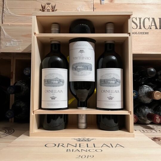 Ornellaia Bianco 2019 Toscana IGT Bianco Cassa Legno 3 Bottiglie -  Caffetteria Stazione