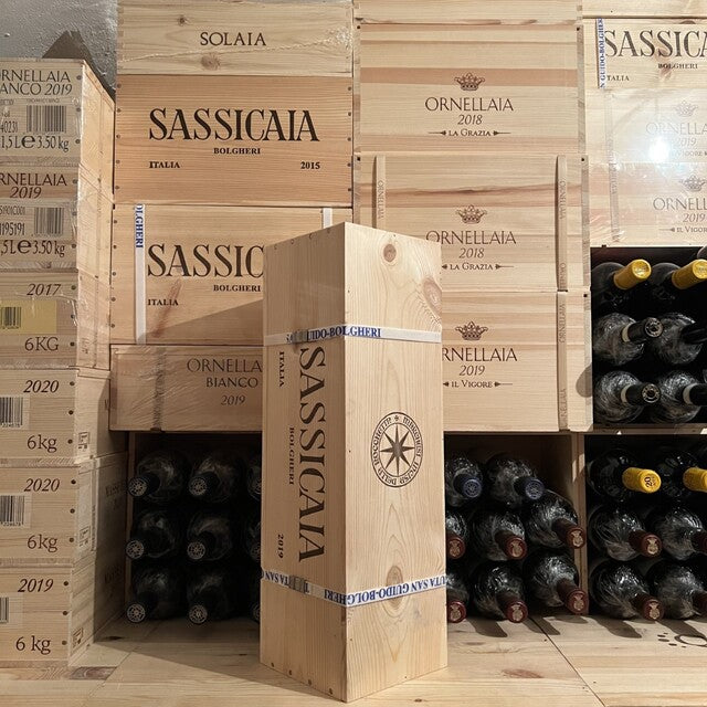 Sassicaia 2019 Jeroboam in Cassa Legno Tenuta San Guido