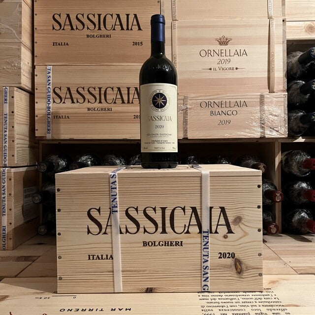 Sassicaia 2020 Tenuta San Guido Cassa Legno 6 Bottiglie